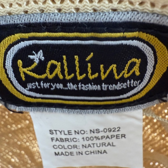 Kallina Woven Fedora, unisex & adjustable - Picture 4 of 11